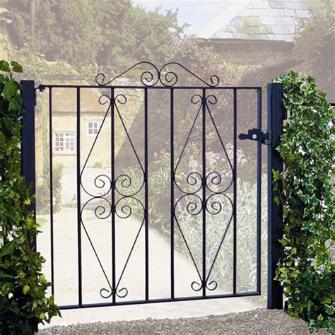 Stirling Wrought Iron Style Metal Garden Gate Cheap Stirling Wrought