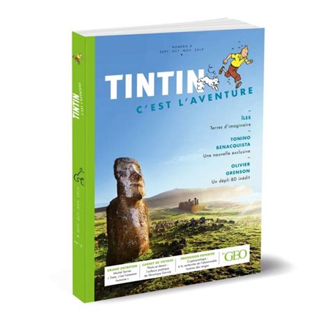 Magazine GEO Edition Tintin c est l aventure les Îles Nº2 FR 2019