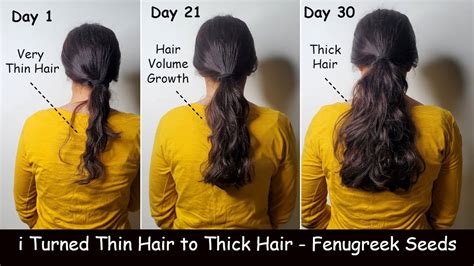 How I Increase Hair Volume And Turn Thin Hair To Thick Hair Fenugreek