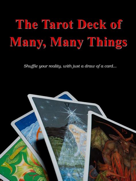 The Tarot Deck of Many, Many Things - Dungeon Masters Guild | Dungeon ...