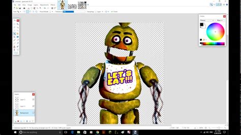 FNAF Speed Edit Making Withered Original Chica YouTube