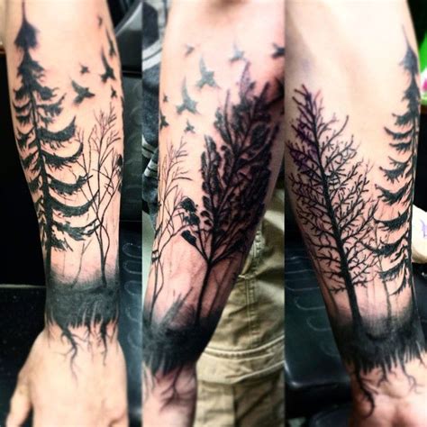 Forest Sleeve Tattoo Designs, Ideas and Meaning | Tattoos For You