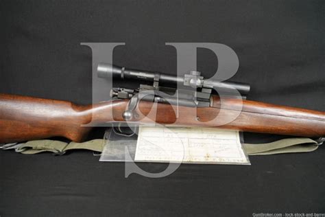 Wwii Remington A Sniper A Repro Scope Bolt Action Rifle