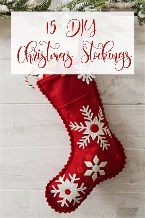 15 DIY Christmas Stockings