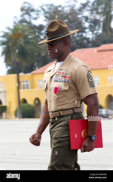 U S Marine Corps Sgt Maj James K Porterfield Outgoing Sergeant