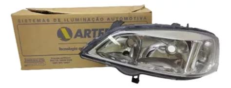 Farol Astra 1998 A 2002 Foco Duplo Máscara Negra Arteb Parcelamento