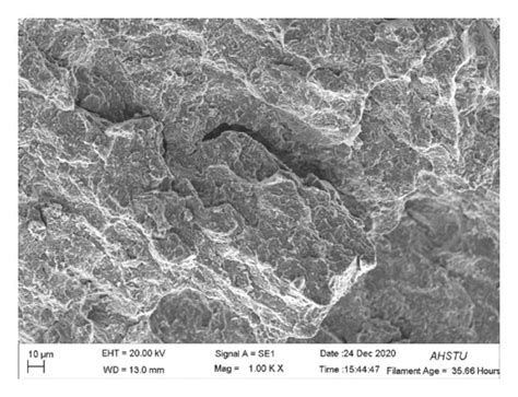 Sem Micrographs Showing Tensile Fracture Morphologies A Overall