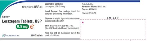 Lorazepam Fda Prescribing Information Side Effects And Uses