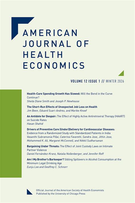 American Journal Of Health Economics