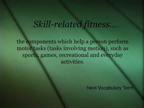 Chapter 5 Evaluating Your Skill Related Fitness Ppt Download