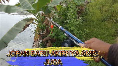 Test Joran Baru Mancing Ikan Hama Red Devil Diwaduk Lahor Malang