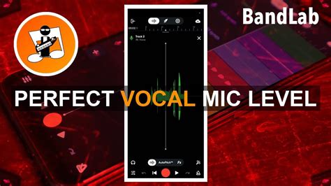 How To Set Up The Perfect Vocal Mic Level In Bandlab Youtube