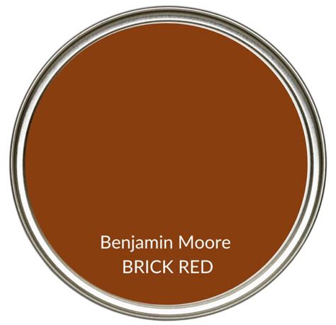 Best farmhouse country rust, red paint colour, Benjamin Moore Brick Red ...