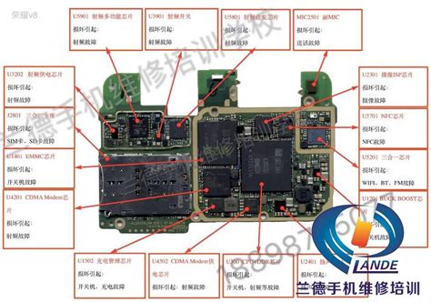 福利来了 华为荣耀 V8 V9 V10高清主板图纸分享维修