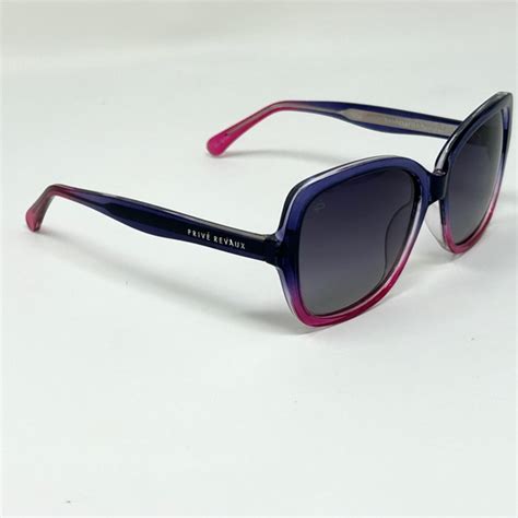 PrivÉ Revaux Accessories Prive Revaux To The Gables Polarized Sunglasses Blue Pink Scratches