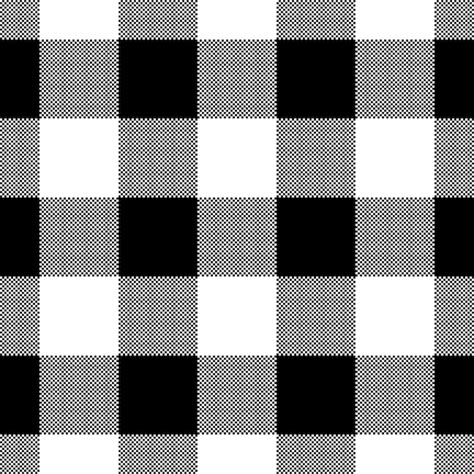 Tartan Negro Y Blanco Con Patr N Sin Costura A Cuadros A Cuadros