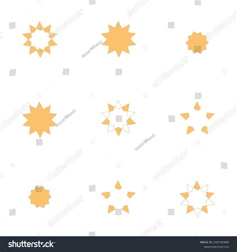 Star Vector Series Vector Collection Shiny Stock Vector (Royalty Free ...