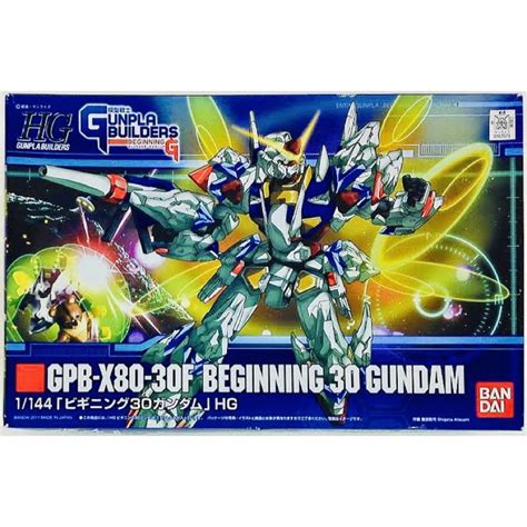 HG Bandai Gundpla Builders 1 144 GPB X80 30F Beginning 30 Gundam