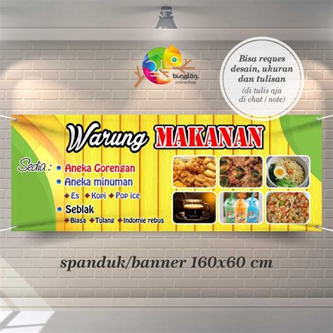 Detail Desain Spanduk Spanduk Warung Makan Koleksi Nomer