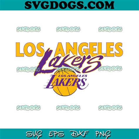 Los Angeles Lakers Nba Team Svg