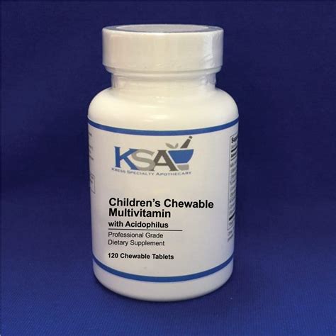 Children’s Chewable Multiple Vitamin | Kress Specialty Apothecary