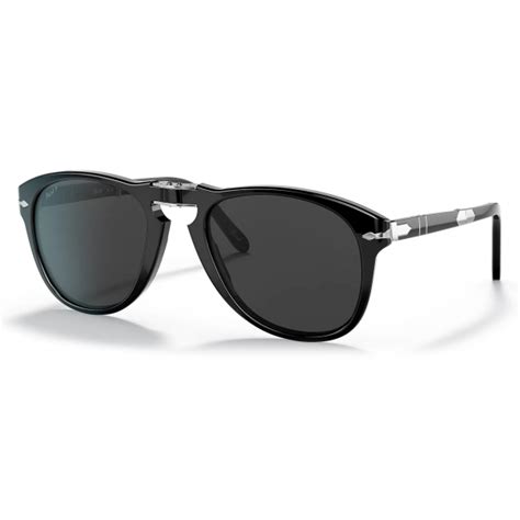 Persol 714 Steve Mcqueen Original Black Polarized Dark Black Po0714sm 95 48 54 21