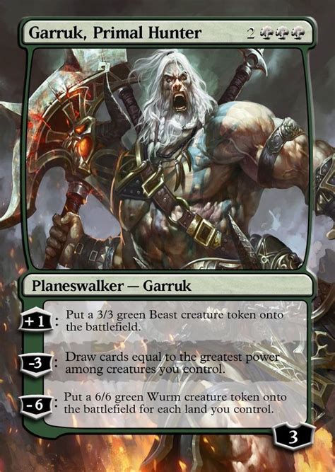 Magic The Gathering Planeswalkers Garruk