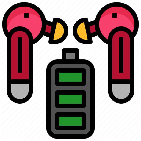 Battery, electronics, wireless, sound, headphones icon - Download on Iconfinder