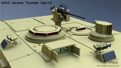 M1a3 Abrams Thumper Sepv2 Concept By Colossvs6 On Deviantart