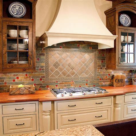 Stunning Slate Glass Kitchen Backsplash Slate Fire