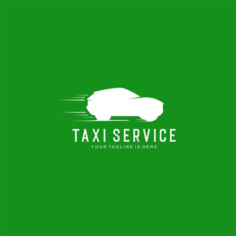 Simple Taxi Service Logo Design 15297101 Vector Art at Vecteezy