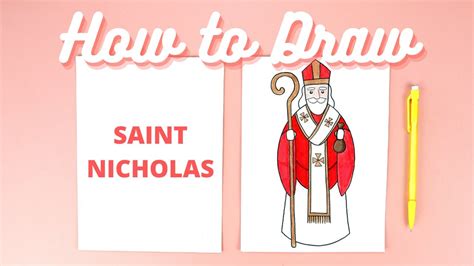 How To Draw Saint Nicholas Step By Step Catholic Art Tutorial YouTube