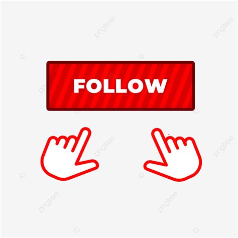 No Followers Clipart Vector Follow Png Button Follow Us Blog Media