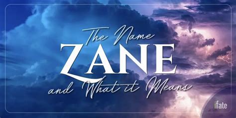 The Meaning of the Name "Zane", and What Numerologists Say About It