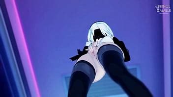 YORHA 2B MASTURBATING UNTIL INCREDIBLE ORGASM NIER AUTOMATA XVIDEOS