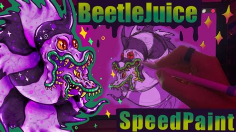 Speedpaint Beetlejuice Sandworm Youtube