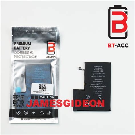 Jual Battery Baterai Iphone Pro Max Bt Acc Bt Acc Double Ic