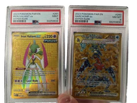 Pok Mon Tcg Iron Valiant Ex Paradox Rift Holo Hyper Rare And