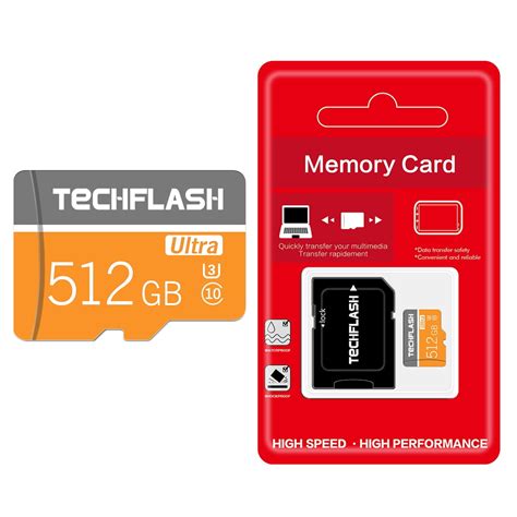 Micro Sd Card 512gb Sd Memory Card 512gb Tf Card Class 10 High Speed Transfer Sd Card With