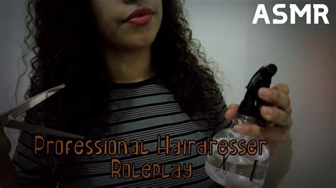 [asmr] ️ Hairdresser Cuts And Styles Your Hair Scissors Brushing