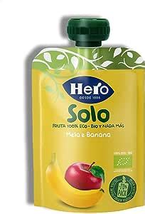 Hero Solo Frutta Frullata Bio Mela E Banana G Amazon It