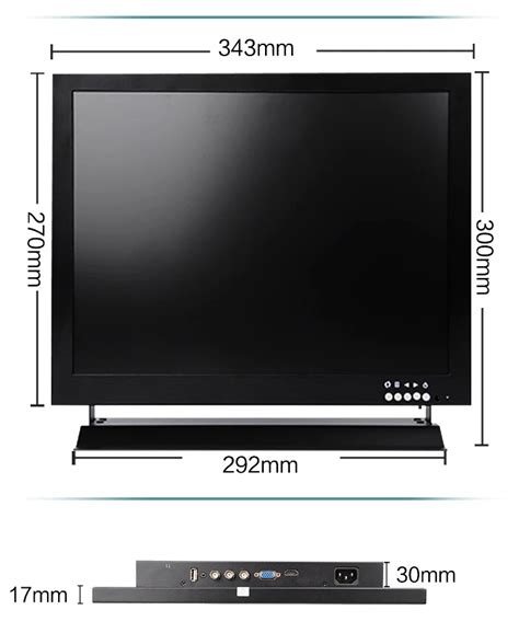 15 Inch Led Display 15 Tft Led Cctv Monitor With Vgaavbnchd Buy