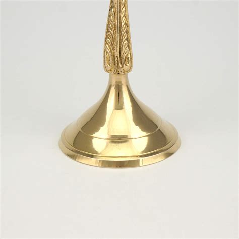 Three Candle Holder Brass Candlestick Blessedmart