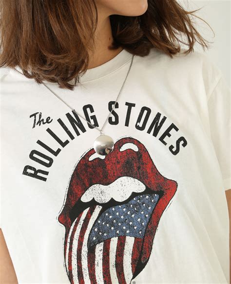 T Shirt Rolling Stones Blanc Cassé 403364912n09 Pimkie