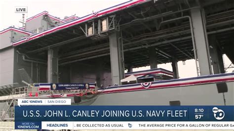 USS John L. Canley officially joins the fleet, ready to hit the Pacific