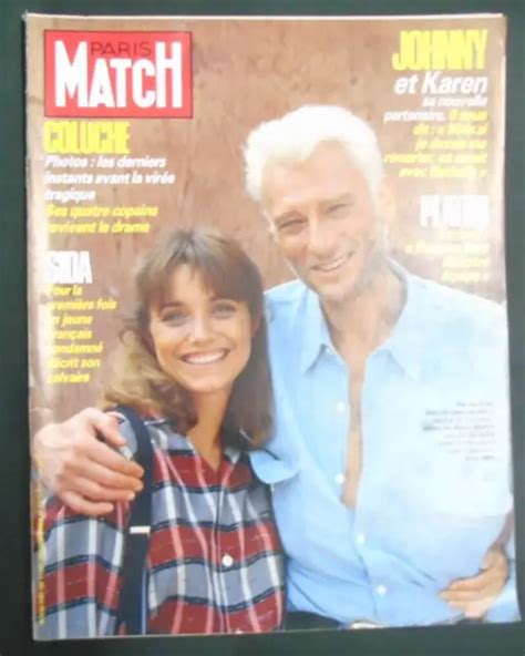 Paris Match N Juillet Johnny Hallyday Karen Platini