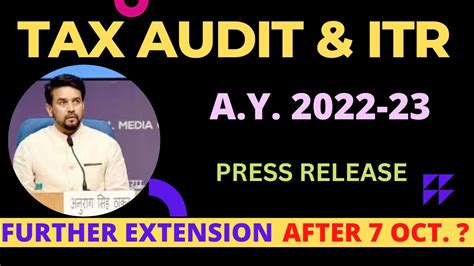 Tax Audit And Itr Due Date Extended A Y 22 23 Itr Due Date Extension