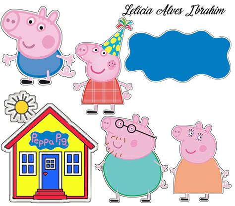 Topo De Bolo Peppa Pig Para Imprimir Peppapig Peppa