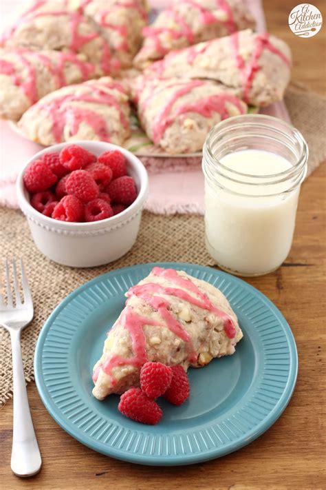 Raspberry White Chocolate Scones A Kitchen Addiction