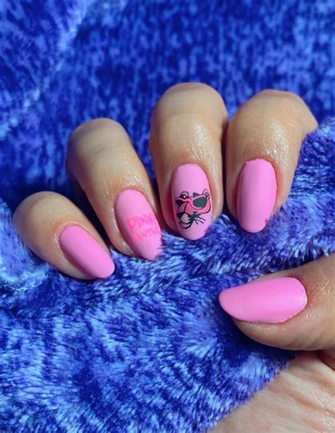 30 Fun Pink Panther Nails You'll Love - The Beauty Pursuit